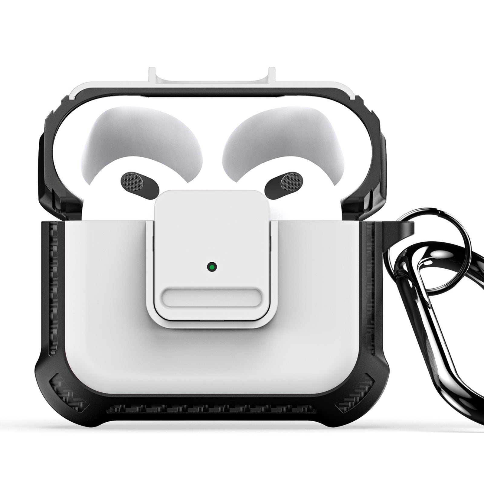 DUX DUCIS PECG Series for Apple AirPods 3 Protective Carrying Case Earbuds Cover with Keychain DUX DUCIS PECG Series for Apple AirPods 3 Protective Carrying Case Earbuds Cover with Keychain